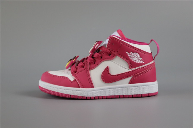 Youth Running Weapon Air Jordan 1 White/Red Shoes 0100 Youth Running Weapon Air Jordan 1 White/Red Shoes 0100